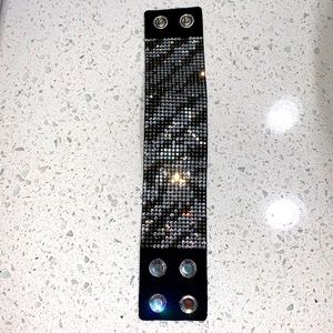 Swarovski Crystal Lake:Bracelet Band Zebra